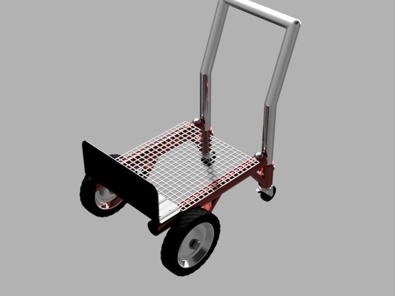 Hand Truck 3D print model_3