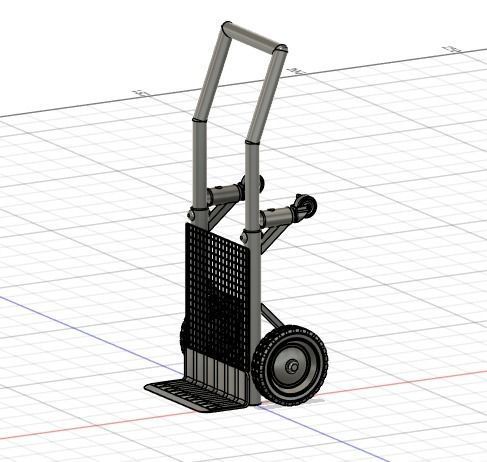 Hand Truck 3D print model_6