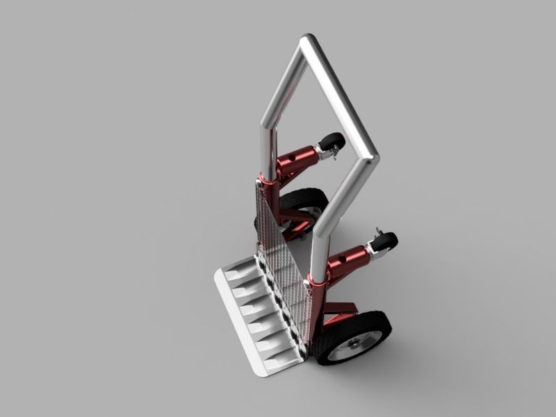 Hand Truck 3D print model_2