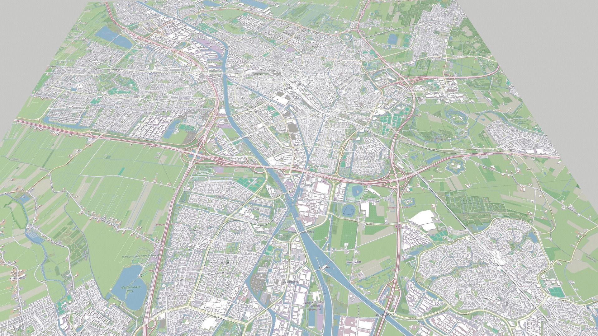 Cityscape Utrecht Netherlands 3D model_8