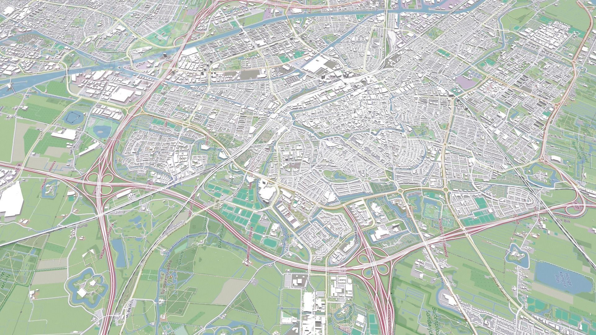 Cityscape Utrecht Netherlands 3D model_5
