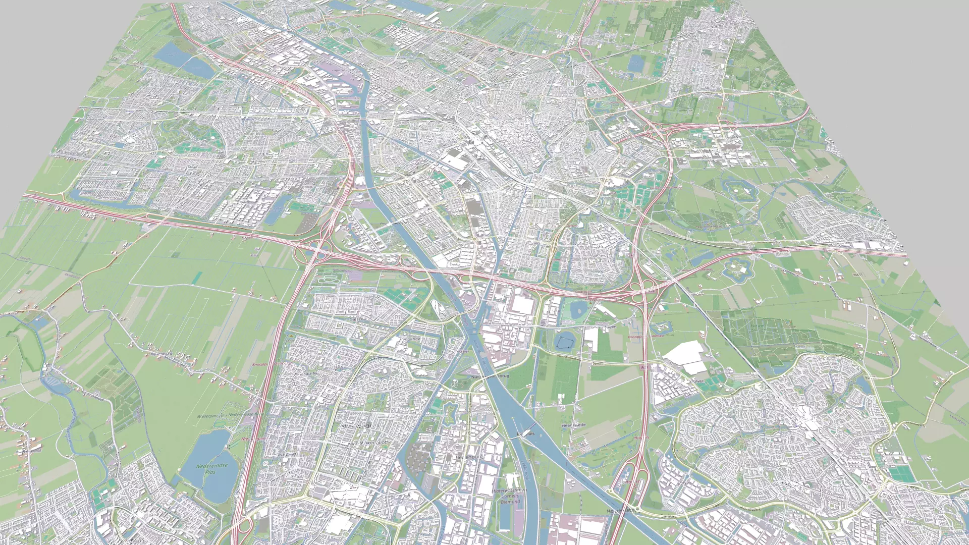 Cityscape Utrecht Netherlands 3D model_0