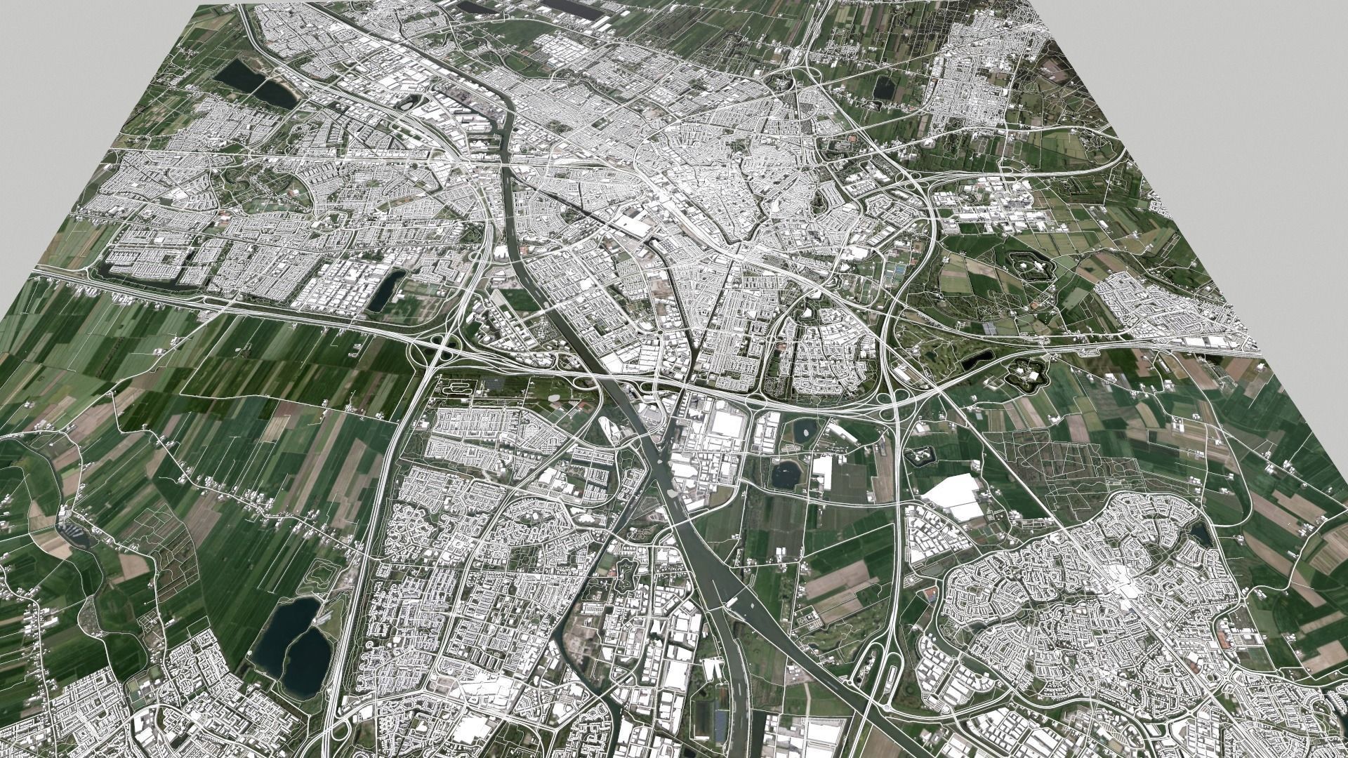 Cityscape Utrecht Netherlands 3D model_2