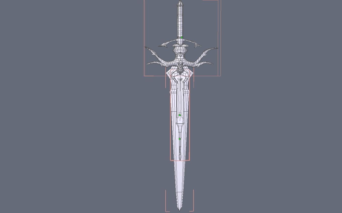 Sword of Elysium Low-poly 3D model_5