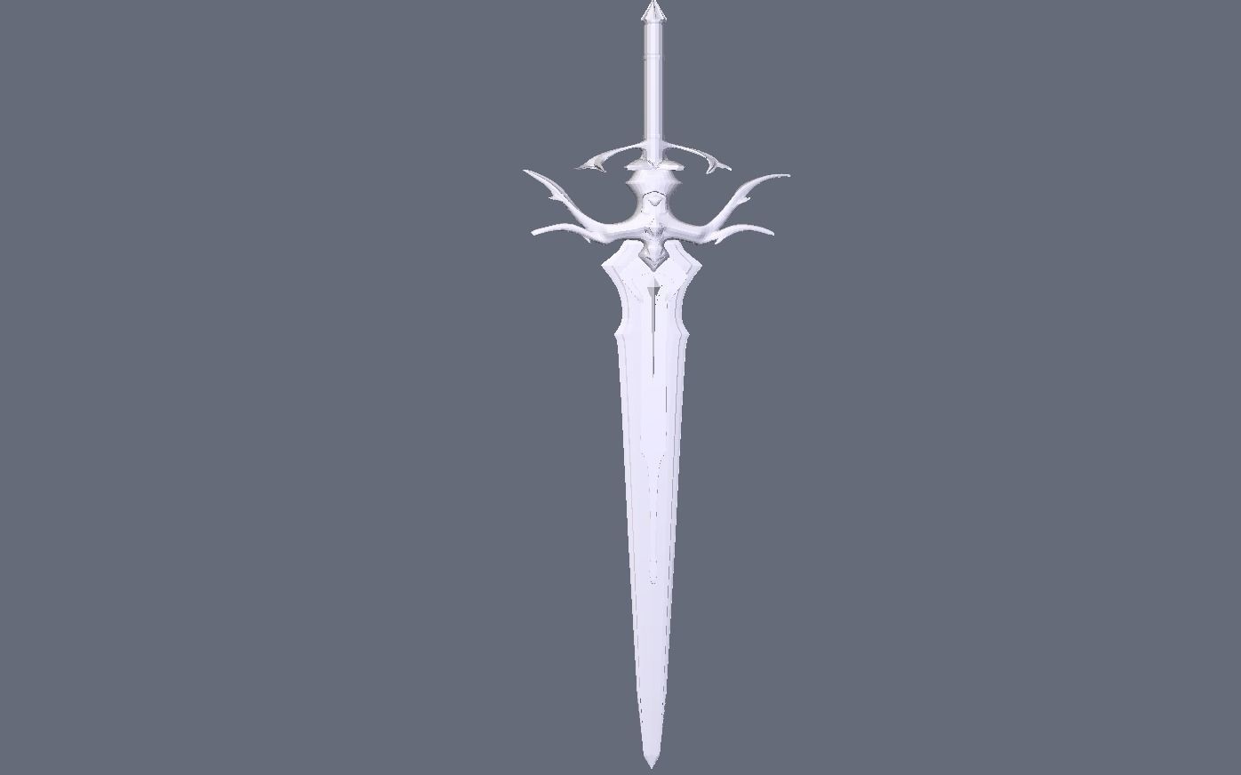 Sword of Elysium Low-poly 3D model_4