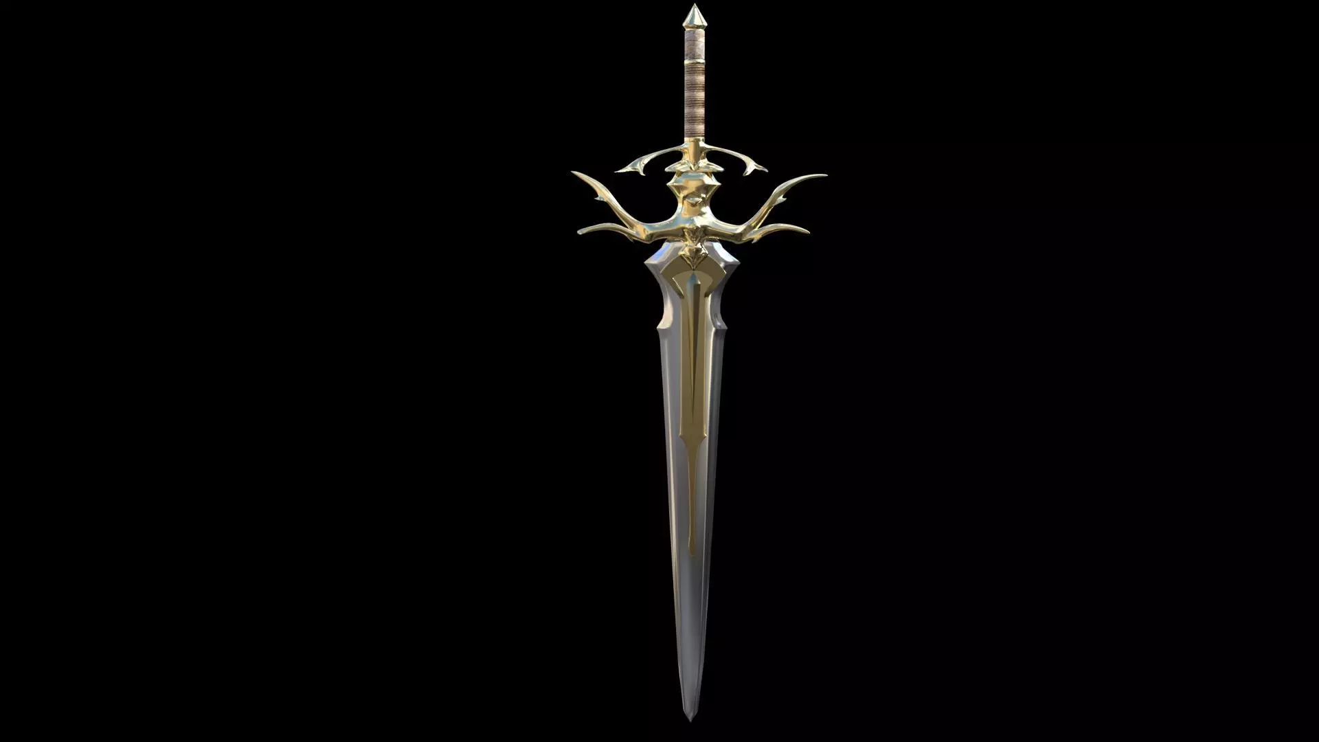 Sword of Elysium Low-poly 3D model_0