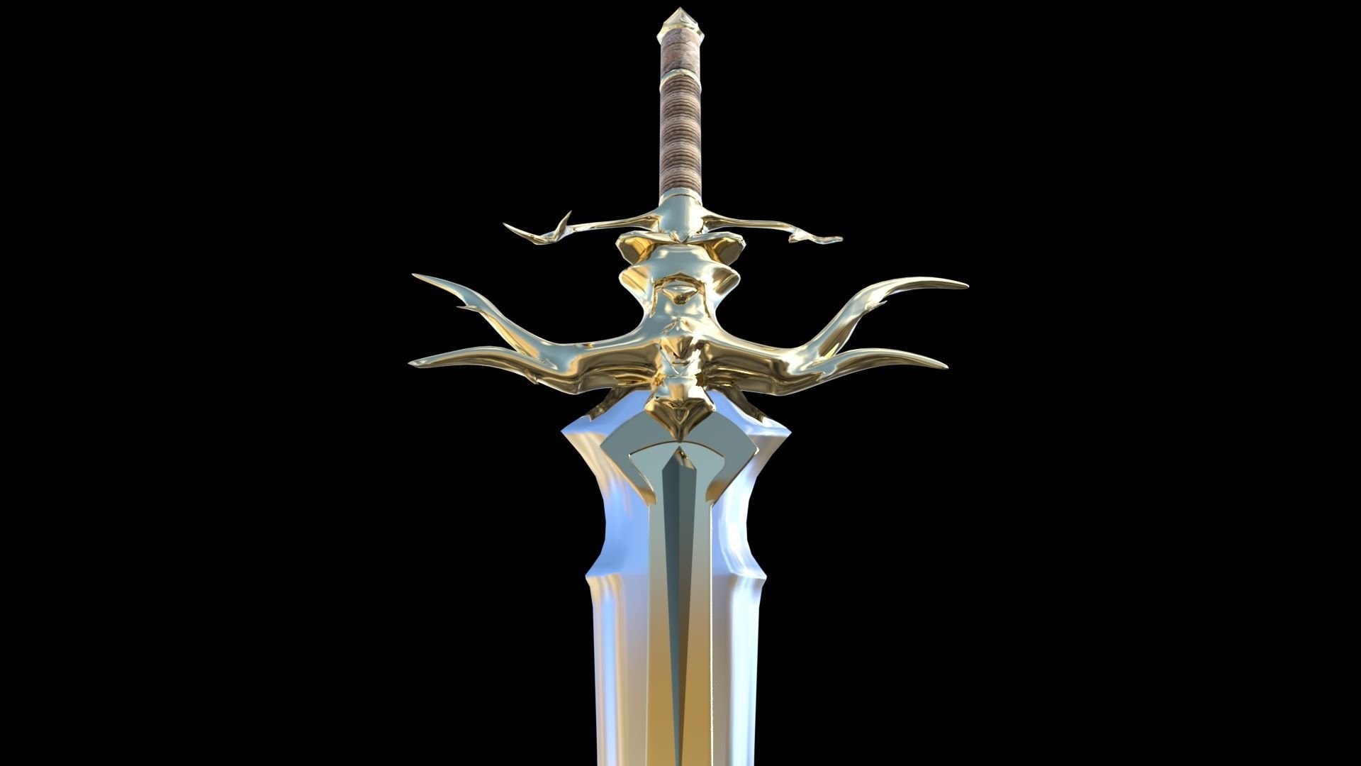 Sword of Elysium Low-poly 3D model_2