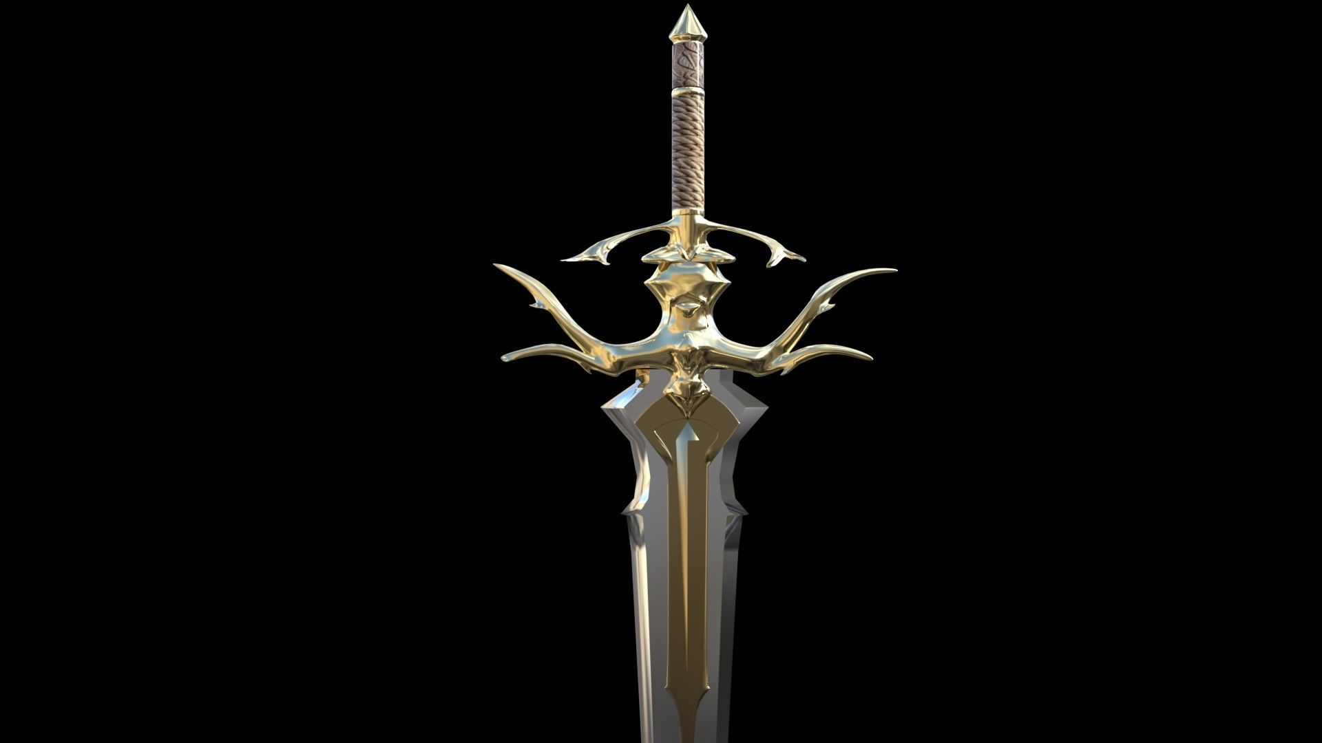 Sword of Elysium Low-poly 3D model_3