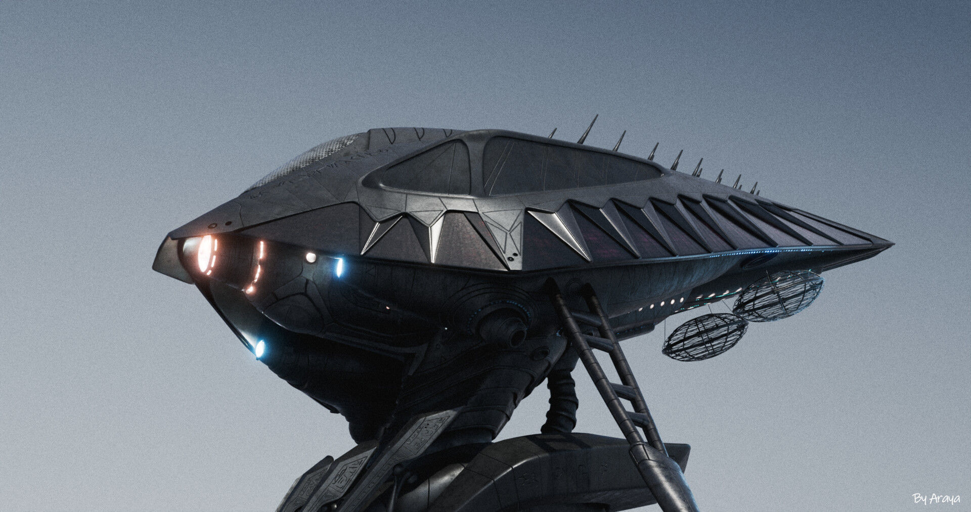 War of the Worlds Tripod 2005 Recreation 3D model_5