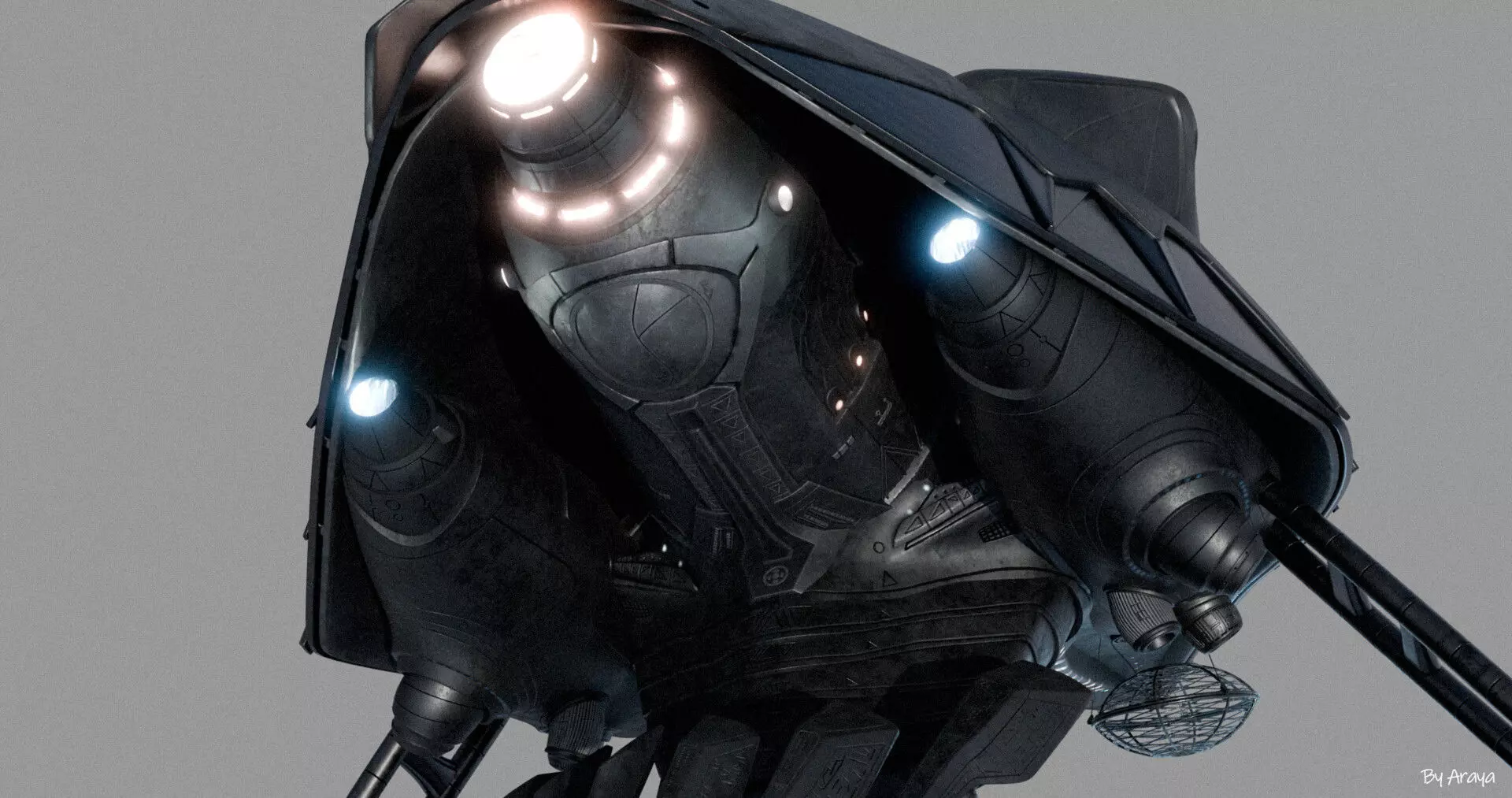 War of the Worlds Tripod 2005 Recreation 3D model_0