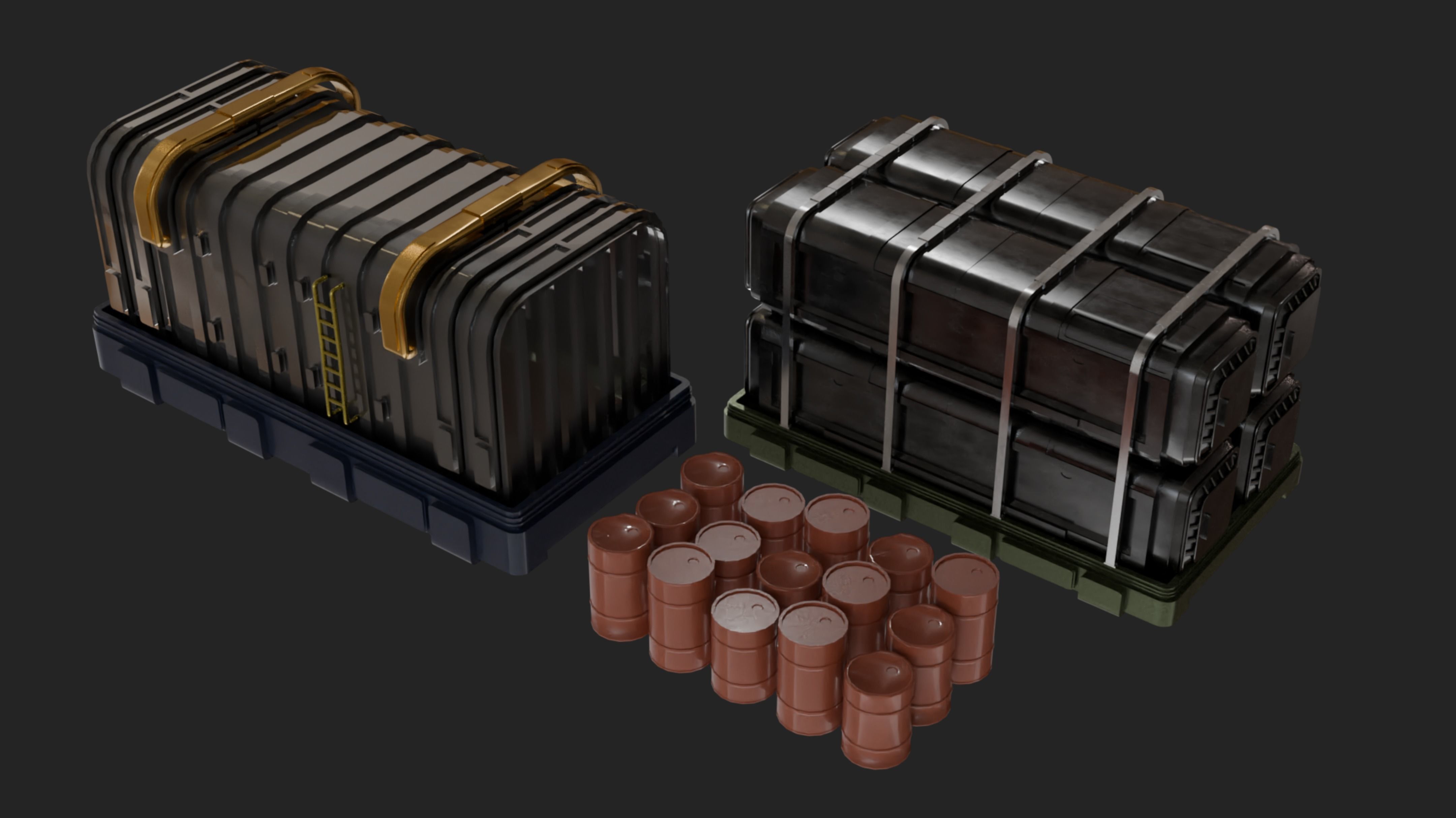 industrial factory 3D model_5