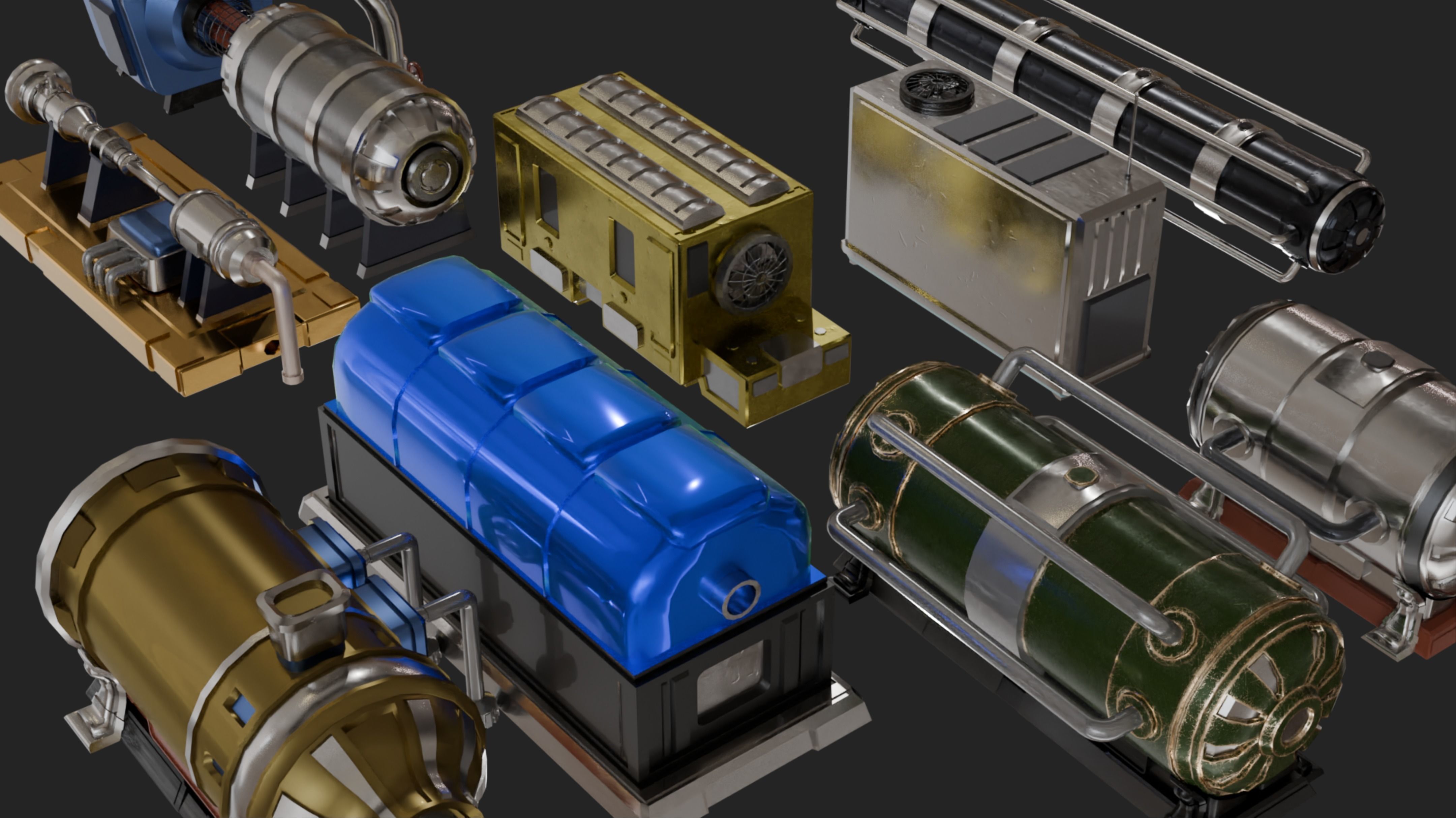 industrial factory 3D model_3