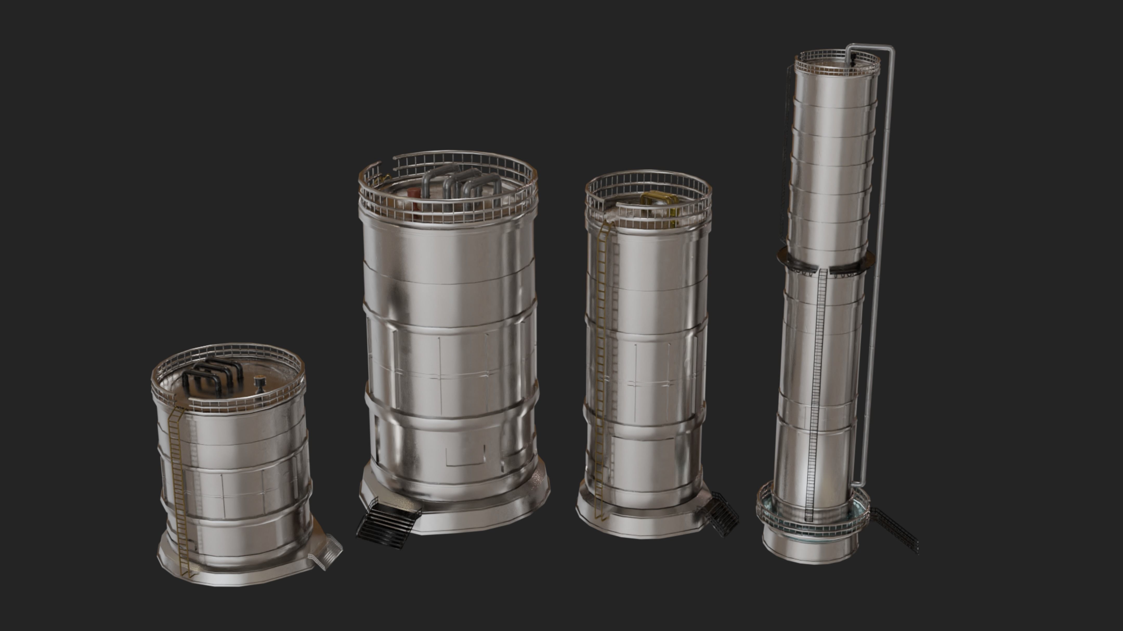 industrial factory 3D model_6