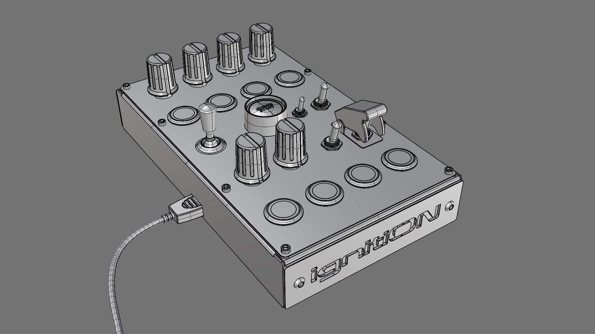 Ignition Controls VR Button Box 3D model_18