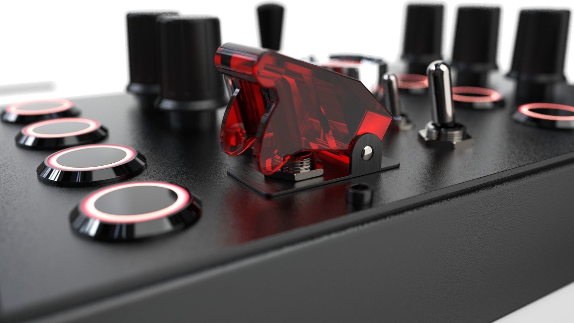 Ignition Controls VR Button Box 3D model_6