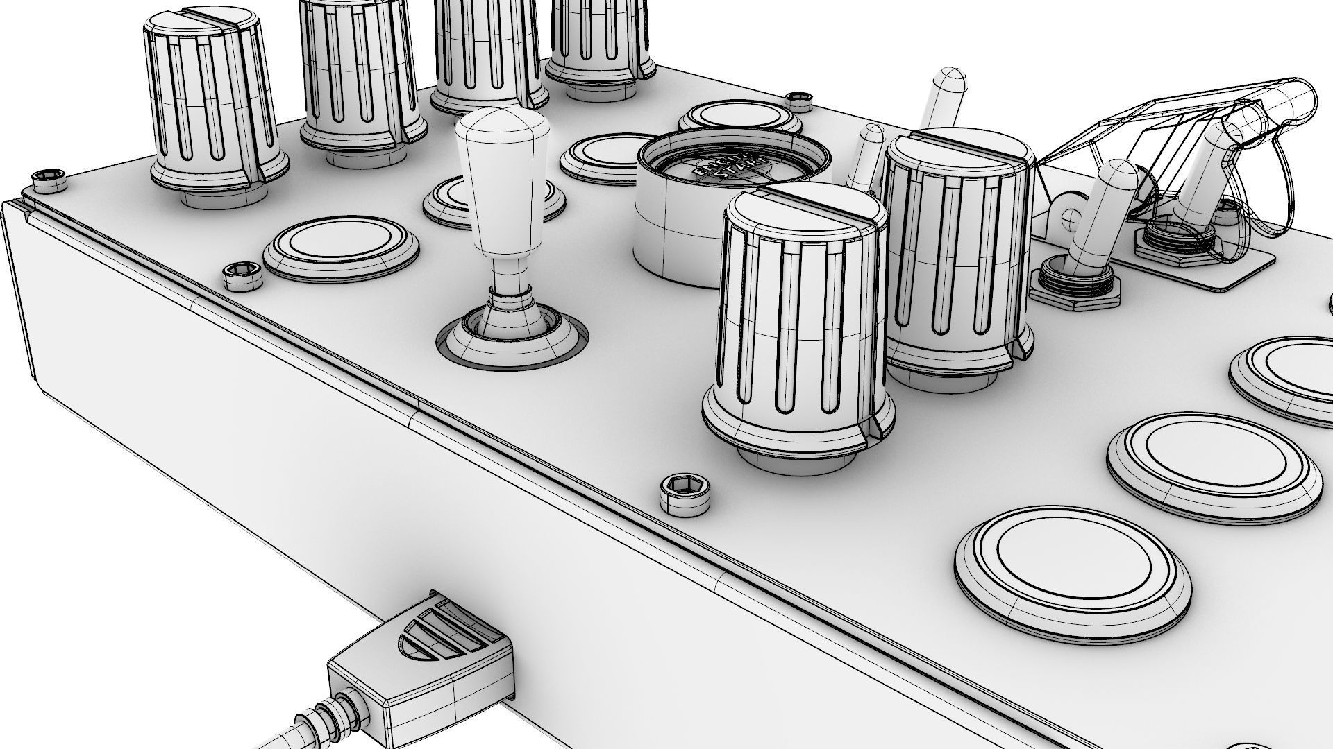 Ignition Controls VR Button Box 3D model_16