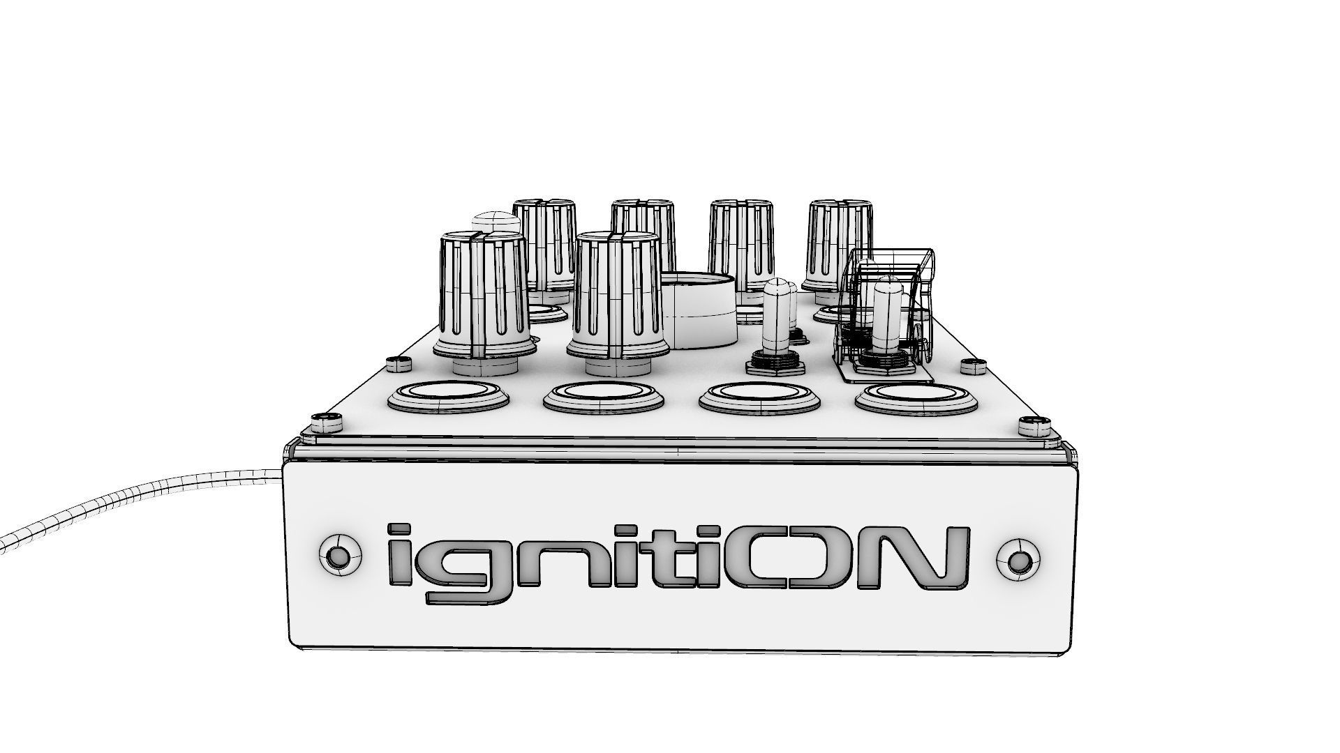 Ignition Controls VR Button Box 3D model_12