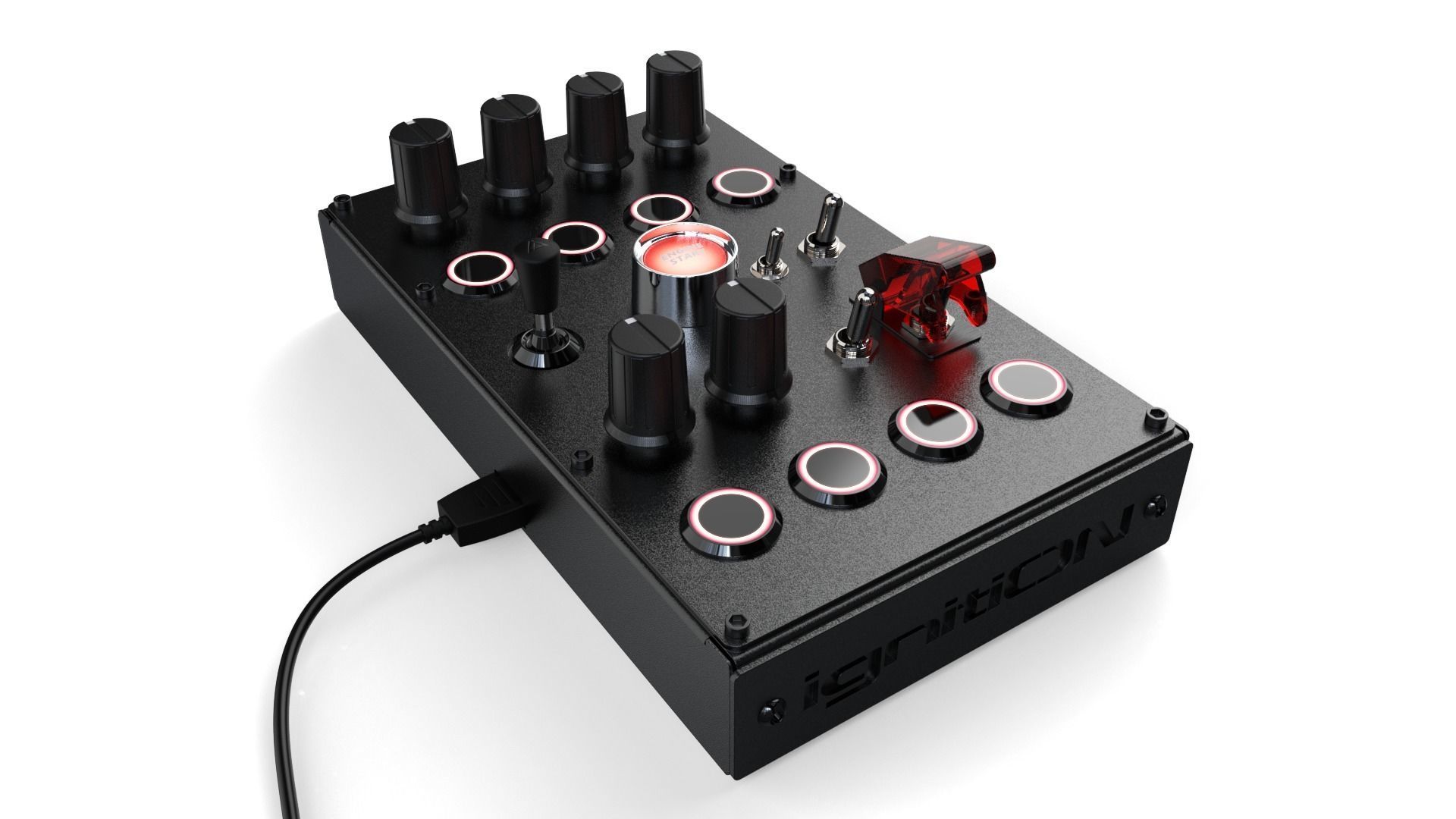Ignition Controls VR Button Box 3D model_1