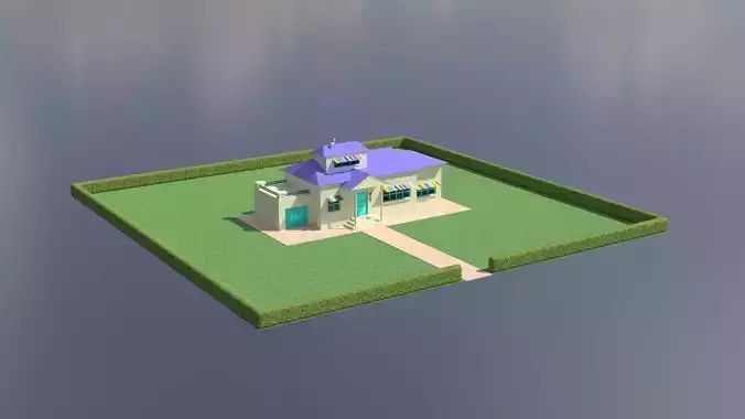 Oggy and the Cockroaches house 3D model
