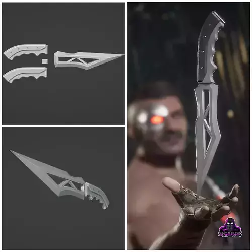 Kano knife from Mortal Kombat 11 - Piexeria 3D print model