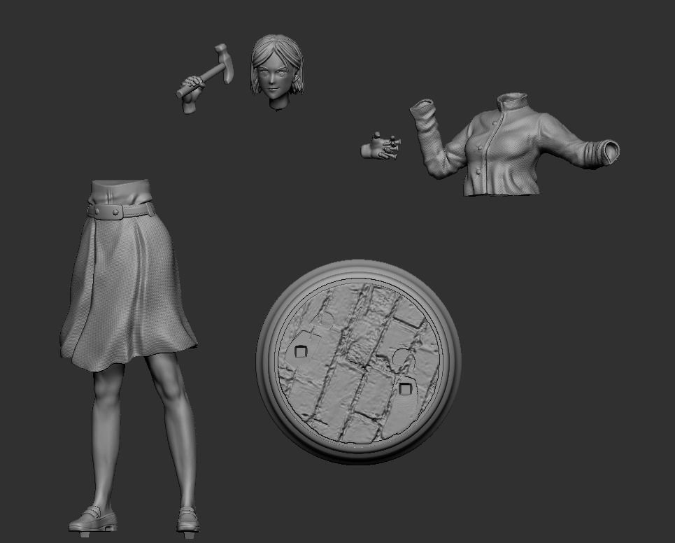 Nobara Kugisaki Jujutsu Kaisen 3D print model_12