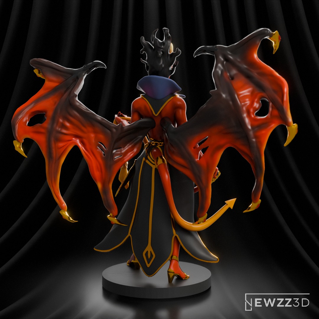 DOTA 2 Queen of Pain Arcana 3D print model_6