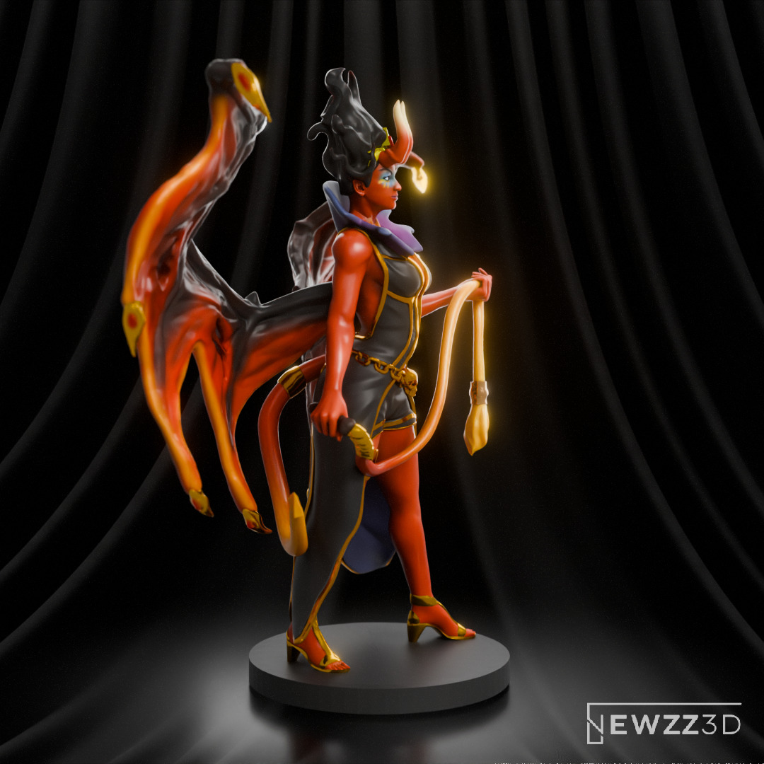 DOTA 2 Queen of Pain Arcana 3D print model_7