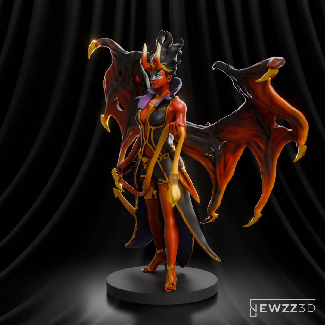 DOTA 2 Queen of Pain Arcana 3D print model_4