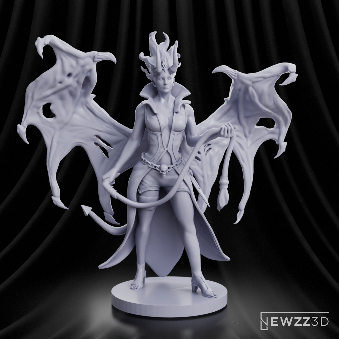 DOTA 2 Queen of Pain Arcana 3D print model_3
