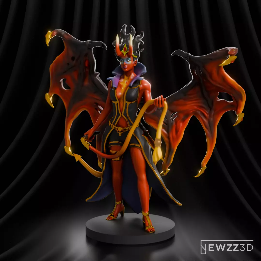 DOTA 2 Queen of Pain Arcana 3D print model_0