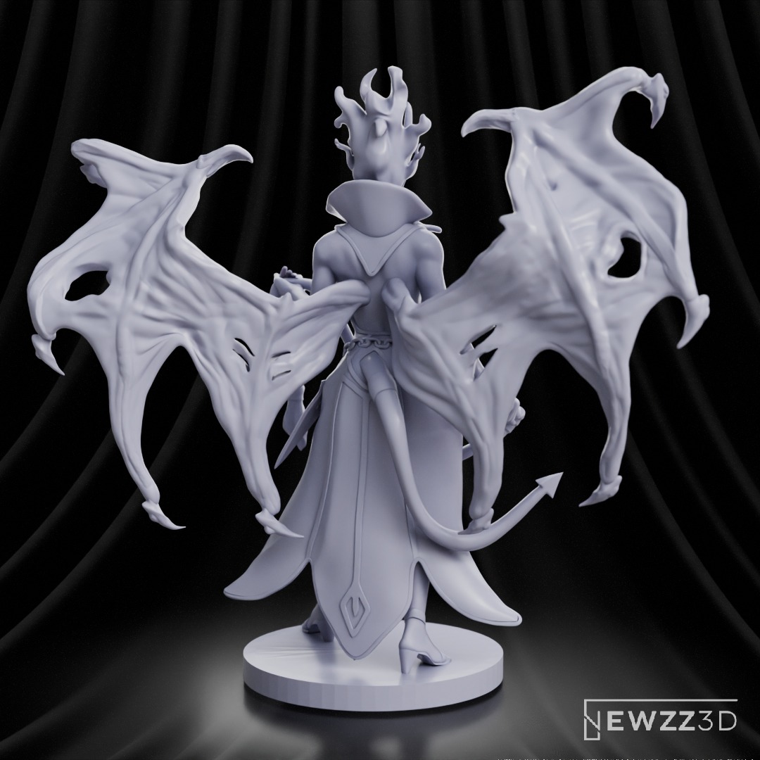 DOTA 2 Queen of Pain Arcana 3D print model_1