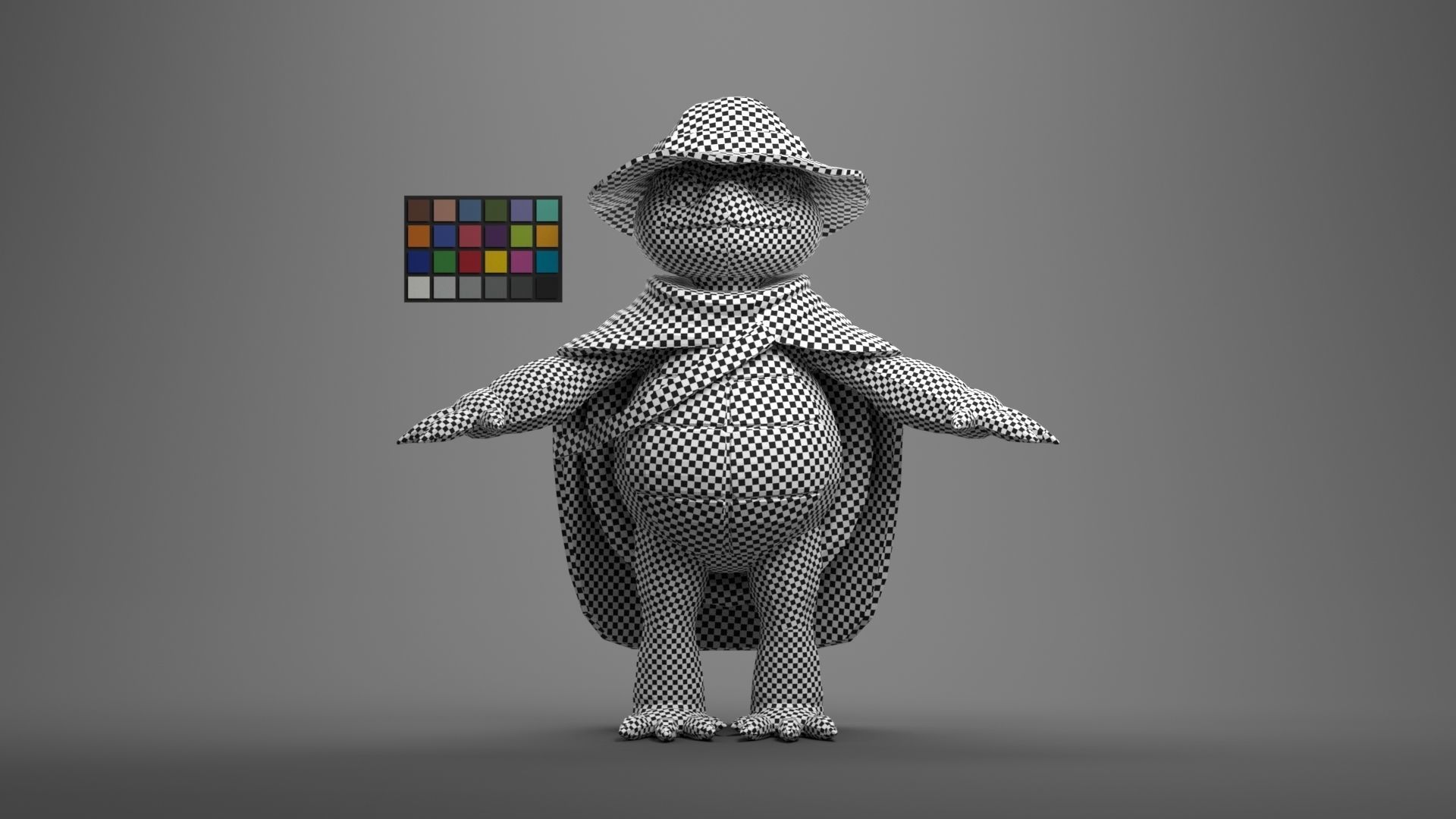 TURTLE 2 GAME READY CHARACTER LOW POLY RIGGED Low-poly 3D model_14