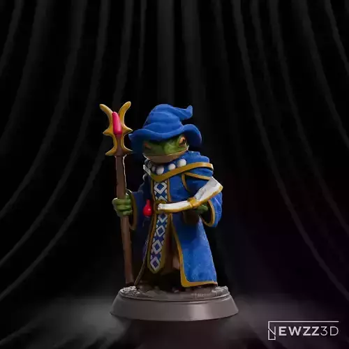 Frog Wizard RPG 3D print model