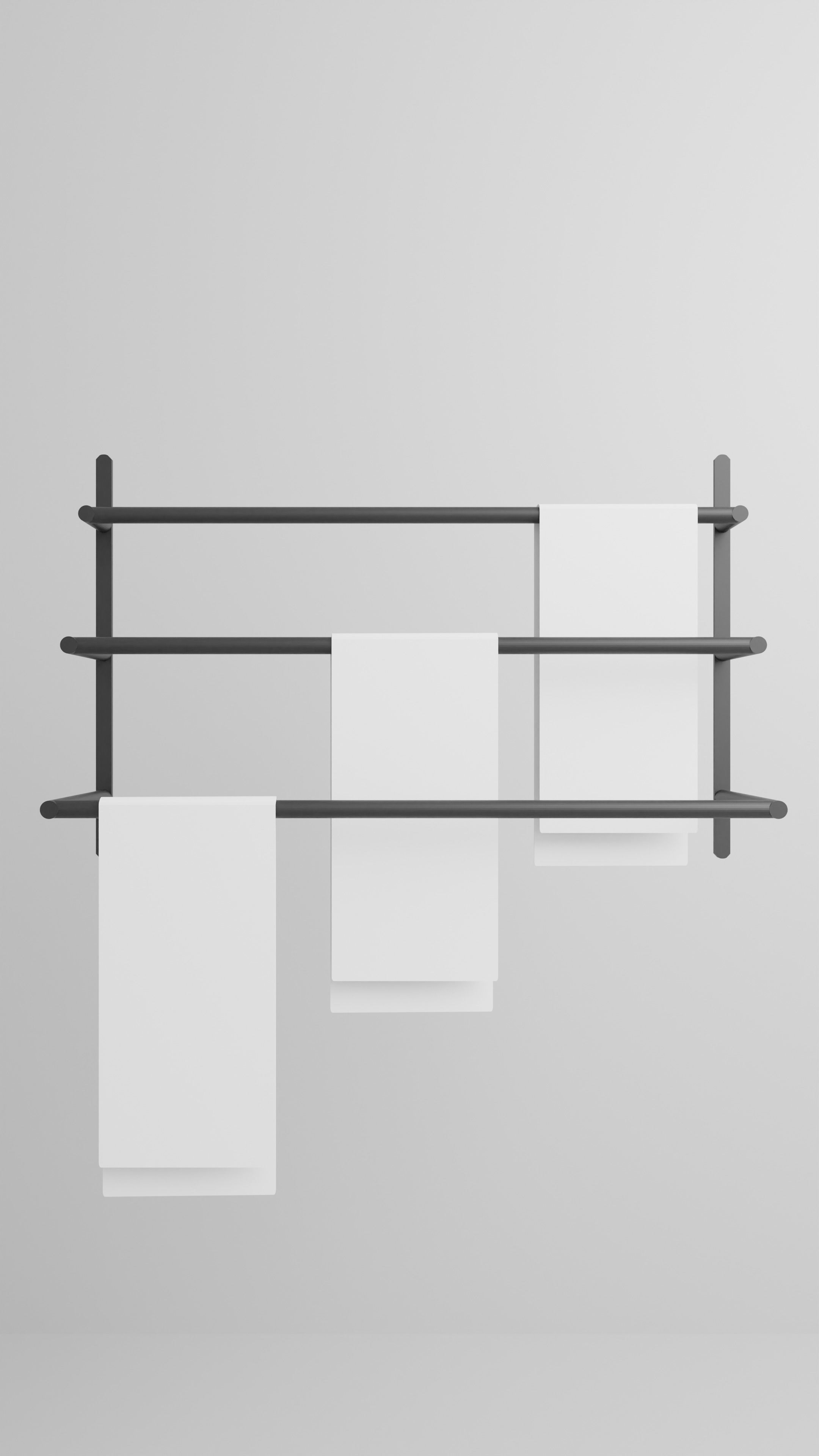 Towel Rack Low-poly 3D model_1