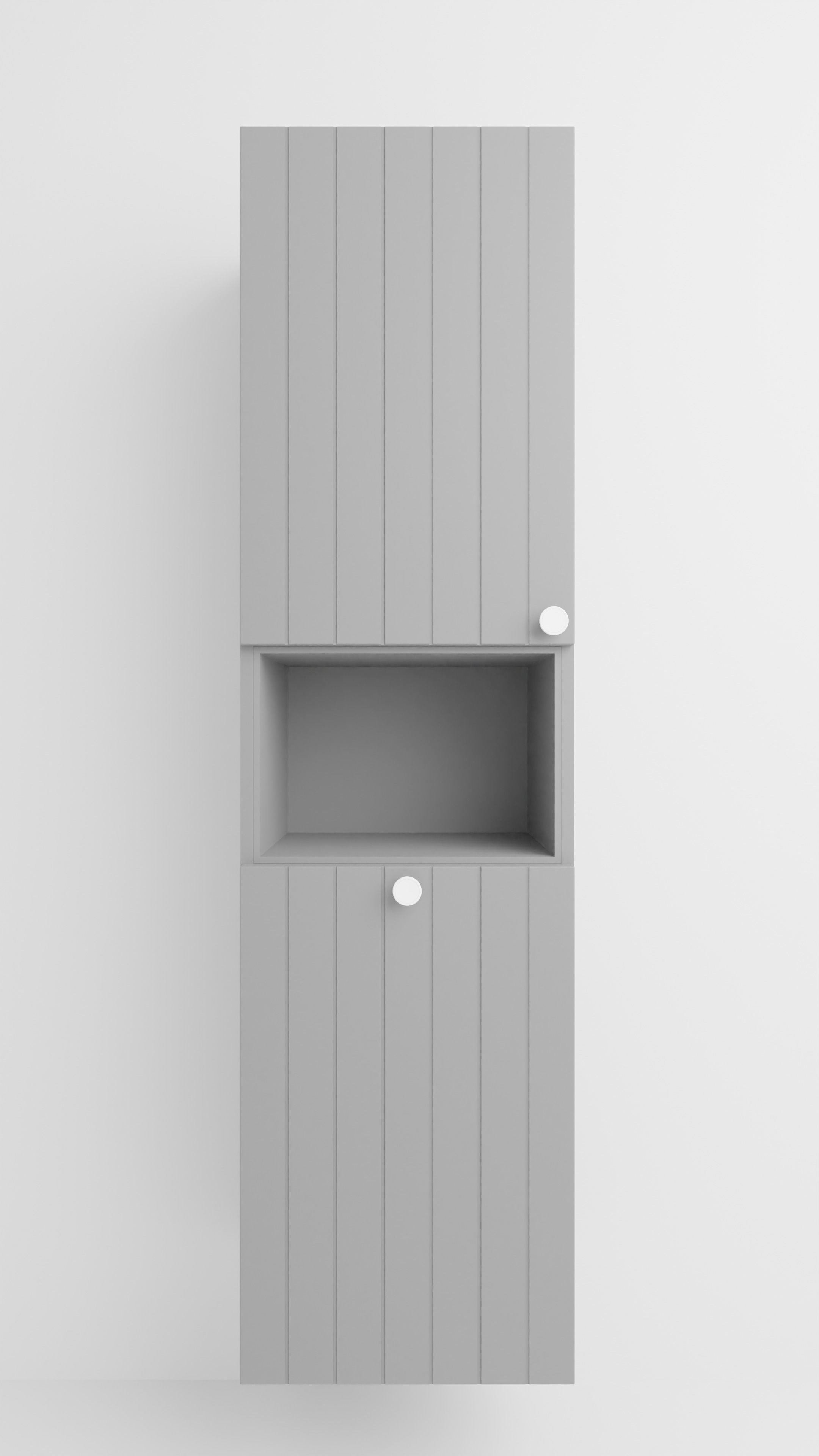 Bathroom Tall Cabinet 3D model_1