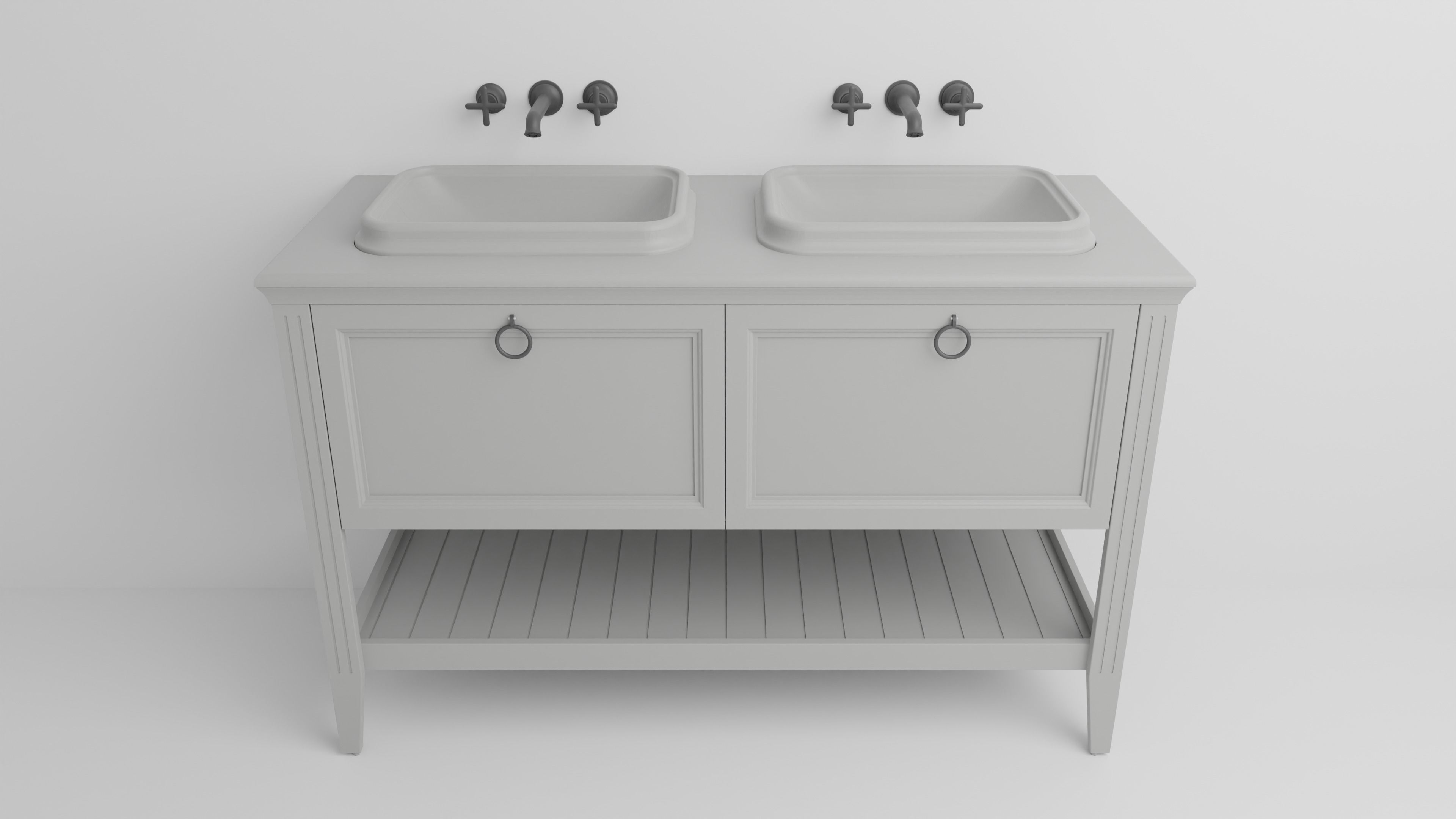 Double Vanity-2 3D model_1
