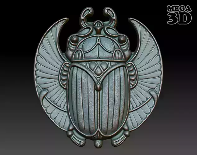 Scarab Basrelief 240607 3D print model