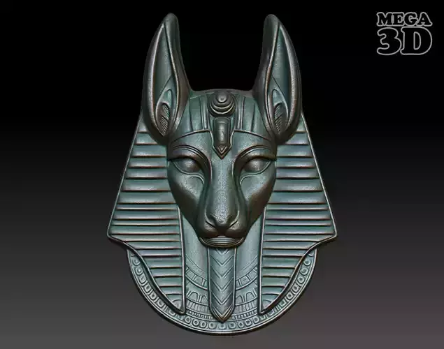 Anubis Basrelief 240607 3D print model