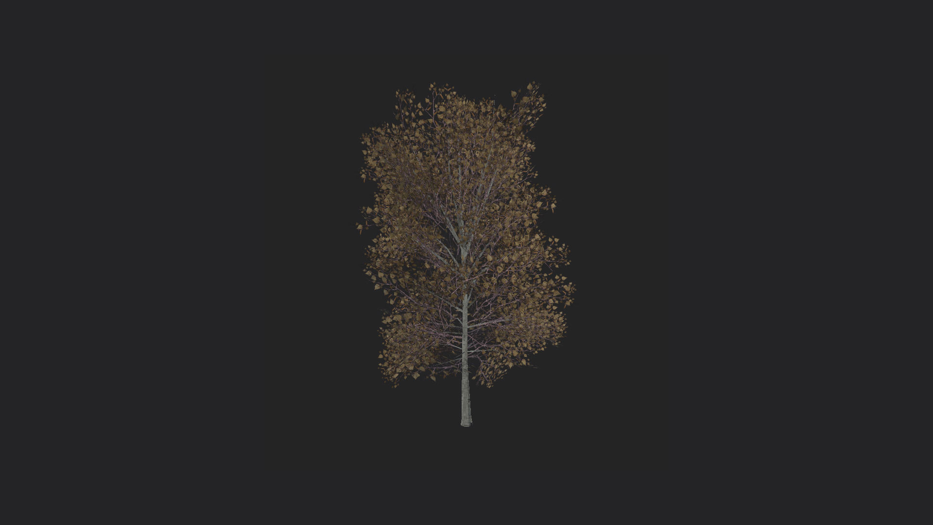 Tree 3D Model 015 Low-poly 3D model_4