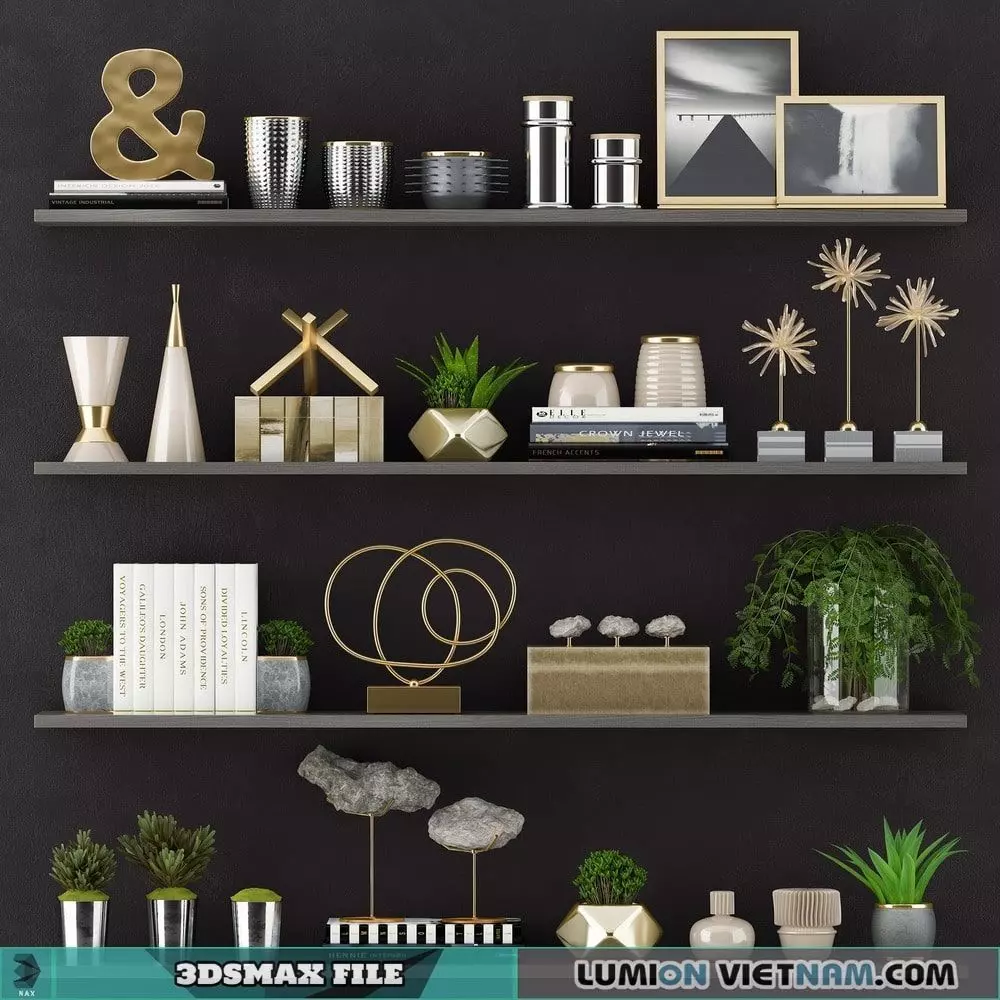 Enfeites para Interiores Free 3D model