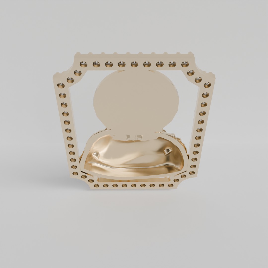 SAGRADO CORAZON colgante 3D print model_4