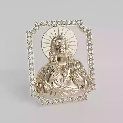 SAGRADO CORAZON colgante 3D print model
