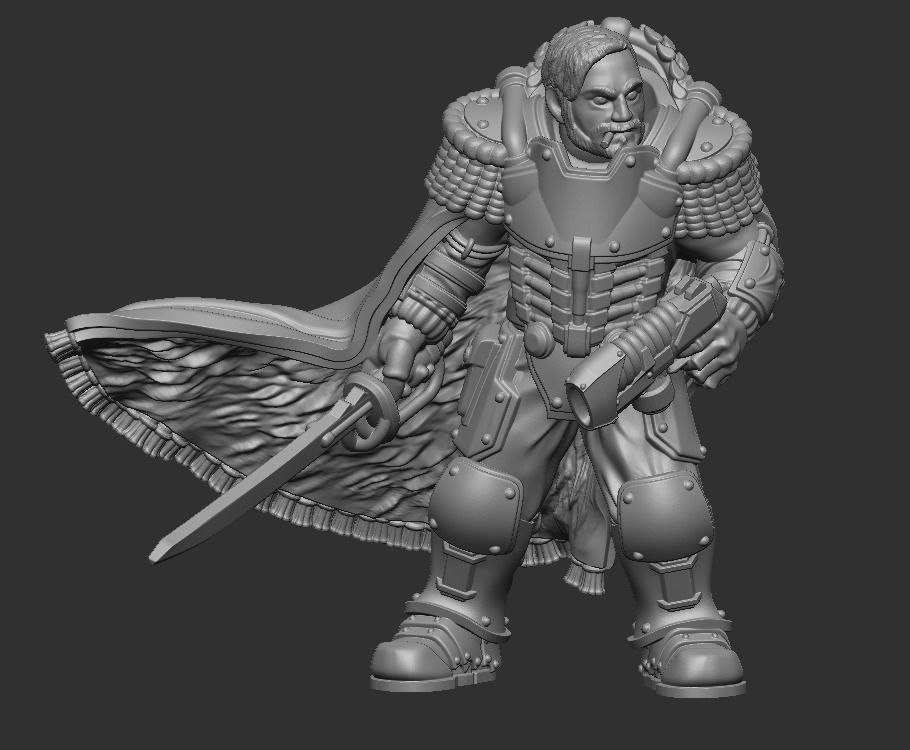 Jade Coalition - Marshal Tiber Maximilian 3D print model_2