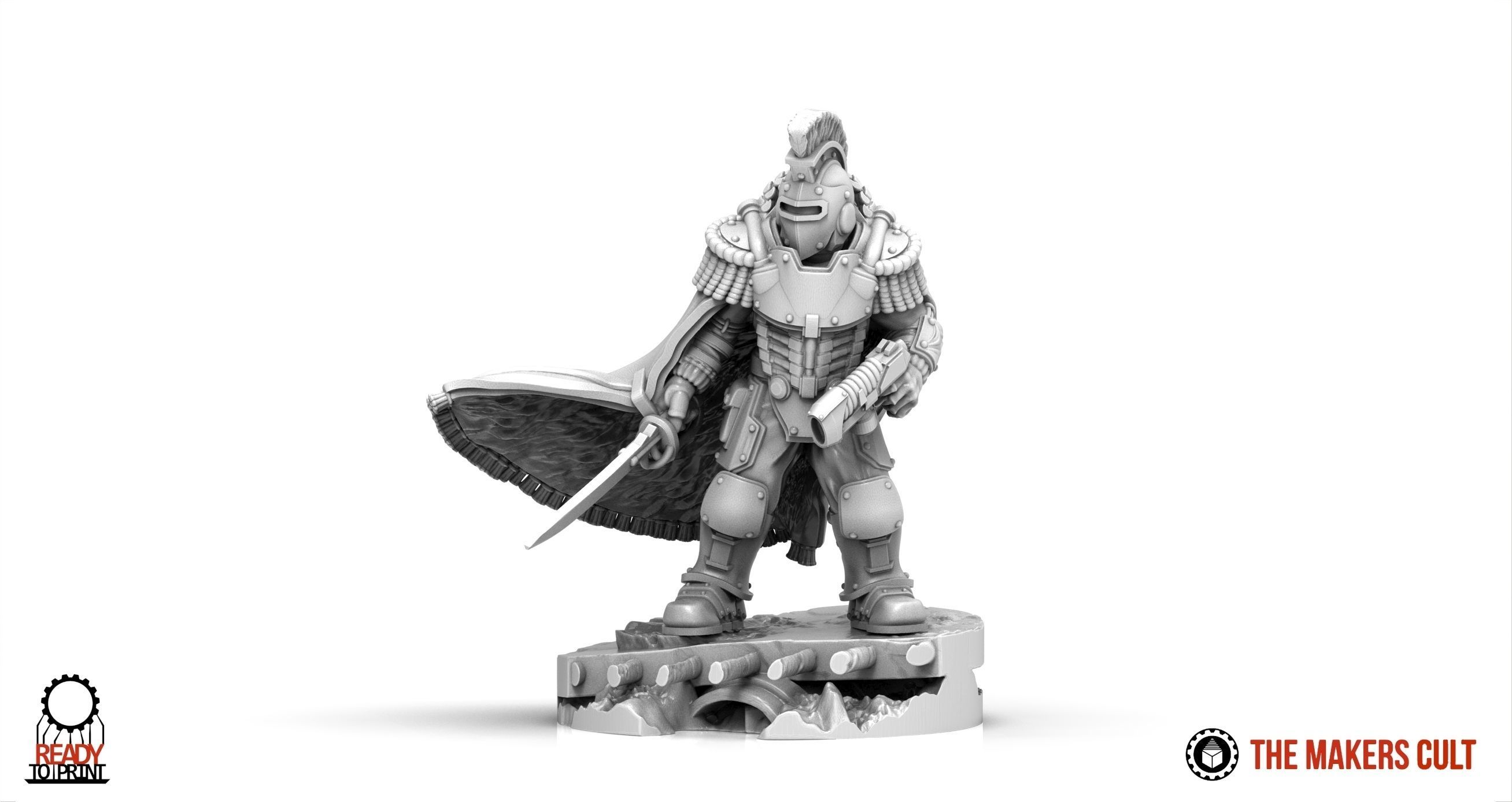 Jade Coalition - Marshal Tiber Maximilian 3D print model_4