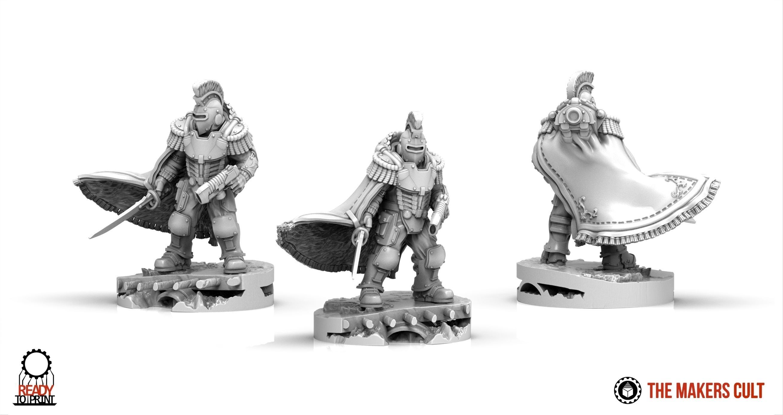 Jade Coalition - Marshal Tiber Maximilian 3D print model_1