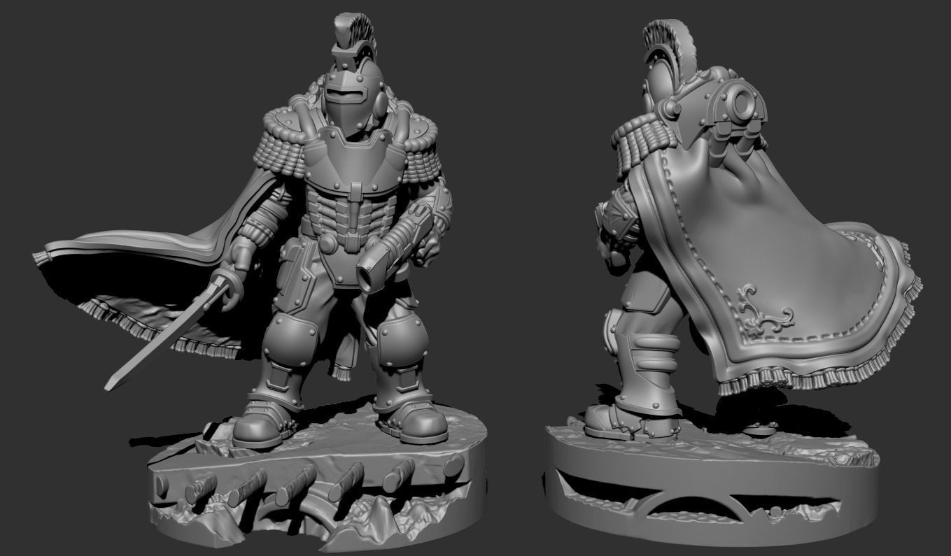Jade Coalition - Marshal Tiber Maximilian 3D print model_7