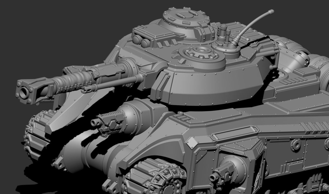 Primus Scions - Percheron Battle Tank 3D print model_6