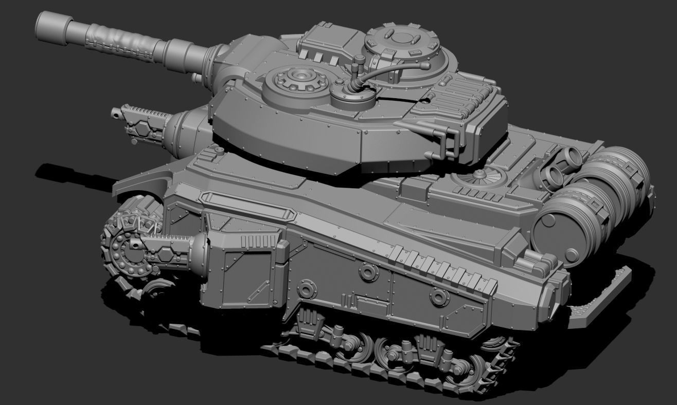 Primus Scions - Percheron Battle Tank 3D print model_4