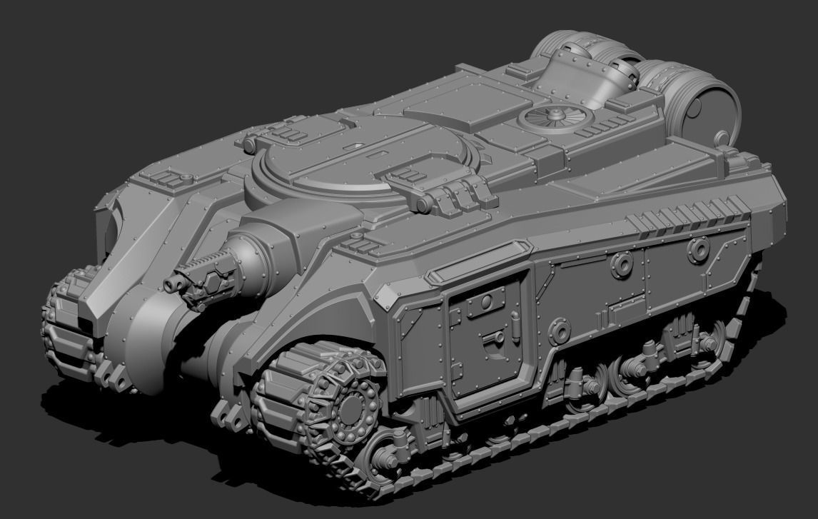 Primus Scions - Percheron Battle Tank 3D print model_7