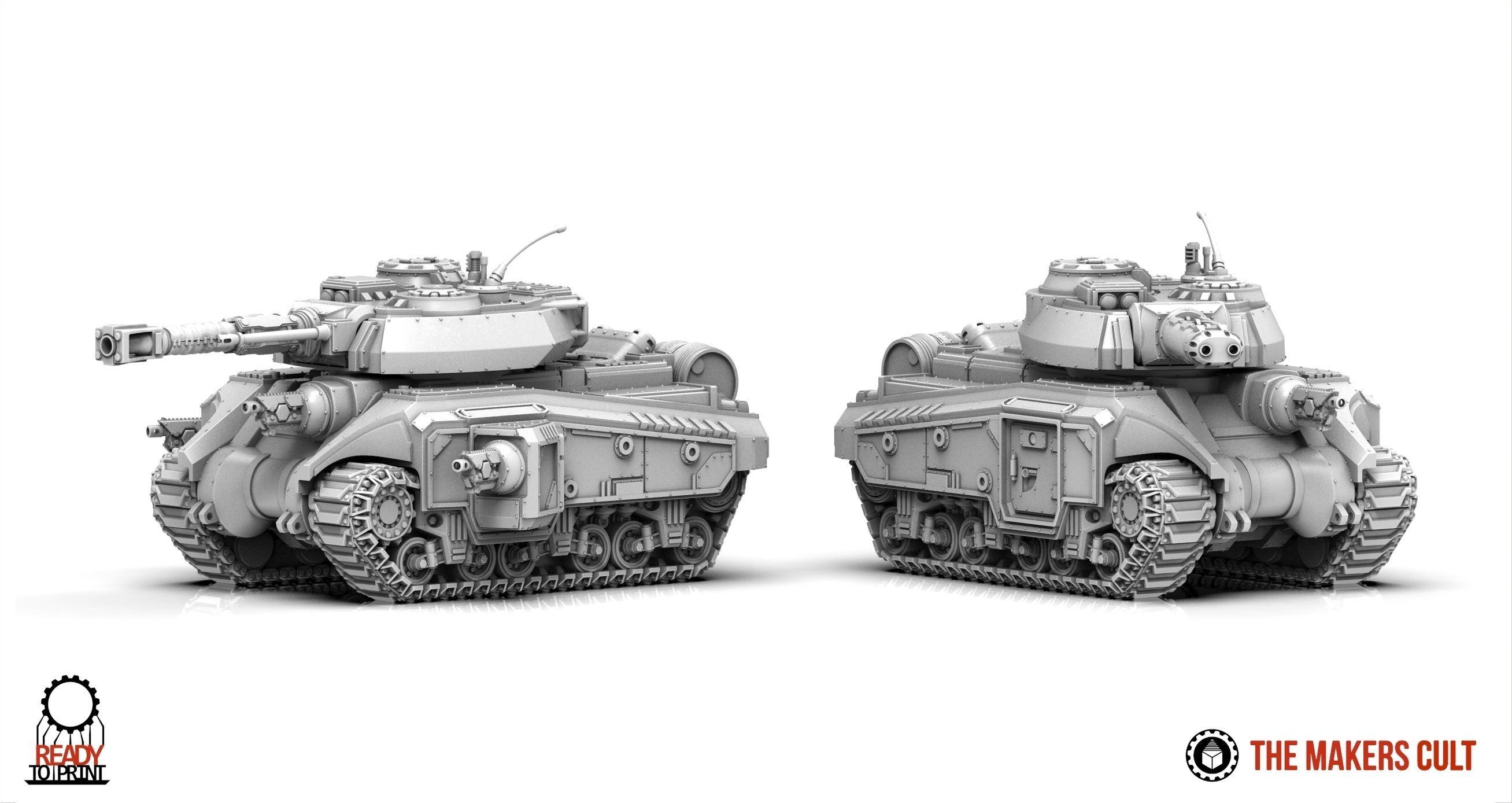 Primus Scions - Percheron Battle Tank 3D print model_1